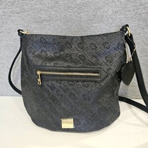 Juicy Couture, Purse shoulder bag. Day Dream Crossbody bag. black faux leather